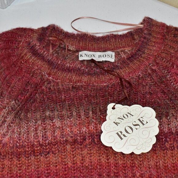Knox Rose Long Sleeve Multicolored Soft Pullover Sweater Size S - Picture 11 of 14